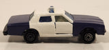 Vintage Majorette No. 240 Chevrolet Impala Highway Patrol Police Painted Purple and White 1/69 Scale Die Cast Toy Car Vehicle with Opening Doors