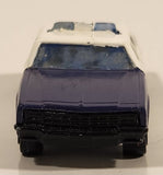 Vintage Majorette No. 240 Chevrolet Impala Highway Patrol Police Painted Purple and White 1/69 Scale Die Cast Toy Car Vehicle with Opening Doors