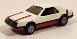 Vintage Hot Wheels The Hot Ones 1979 Ford Mustang Cobra Painted White Die Cast Toy Car Vehicle