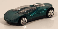 1999 Hot Wheels McDonald's Double Cross Metalflake Dark Green Die Cast Toy Car Vehicle