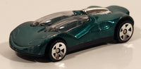 1999 Hot Wheels McDonald's Double Cross Metalflake Dark Green Die Cast Toy Car Vehicle