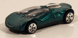 1999 Hot Wheels McDonald's Double Cross Metalflake Dark Green Die Cast Toy Car Vehicle