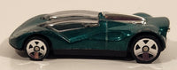 1999 Hot Wheels McDonald's Double Cross Metalflake Dark Green Die Cast Toy Car Vehicle