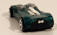1999 Hot Wheels McDonald's Double Cross Metalflake Dark Green Die Cast Toy Car Vehicle