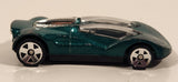 1999 Hot Wheels McDonald's Double Cross Metalflake Dark Green Die Cast Toy Car Vehicle