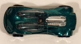 1999 Hot Wheels McDonald's Double Cross Metalflake Dark Green Die Cast Toy Car Vehicle