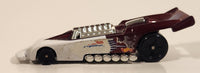 2000 McDonald's Hot Wheels Del Worsham Funny Car Current Maroon and White Die Cast Toy Race Car Vehicle
