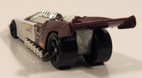 2000 McDonald's Hot Wheels Del Worsham Funny Car Current Maroon and White Die Cast Toy Race Car Vehicle