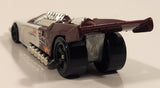 2000 McDonald's Hot Wheels Del Worsham Funny Car Current Maroon and White Die Cast Toy Race Car Vehicle