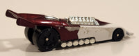 2000 McDonald's Hot Wheels Del Worsham Funny Car Current Maroon and White Die Cast Toy Race Car Vehicle