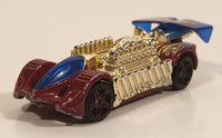 2004 Hot Wheels Track Aces Krazy 8s Red Die Cast Toy Car Vehicle