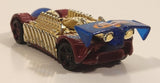 2004 Hot Wheels Track Aces Krazy 8s Red Die Cast Toy Car Vehicle