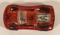 2005 Hot Wheels First Editions: X‑Raycers Ferrari 360 Modena Clear Red Die Cast Toy Car Vehicle