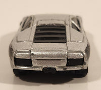 2004 Hot Wheels Roll Patrol Lamborghini Murcielago Silver Die Cast Toy Car Vehicle