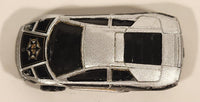 2004 Hot Wheels Roll Patrol Lamborghini Murcielago Silver Die Cast Toy Car Vehicle