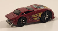 2005 Hot Wheels Asphalt Jungle Dodge Neon Hardnoze Red Die Cast Toy Car Vehicle