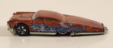 2005 Hot Wheels Wild Cats Slikt Back Orange Die Cast Toy Car Vehicle
