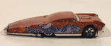 2005 Hot Wheels Wild Cats Slikt Back Orange Die Cast Toy Car Vehicle