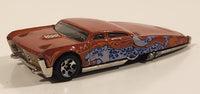 2005 Hot Wheels Wild Cats Slikt Back Orange Die Cast Toy Car Vehicle