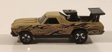 2004 Hot Wheels Camouflage '68 El Camino Light Brown Tan Die Cast Toy Muscle Car Vehicle