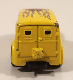 2005 Hot Wheels Asphalt Jungle Anglia Panel Truck Yellow Die Cast Toy Car Vehicle with Opening Hood
