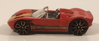 2012 Hot Wheels Faster Than Ever Ford GTX1 Red Die Cast Toy Car Vehicle