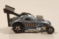 2006 Hot Wheels Fiat 500c Metalflake Sky Blue Die Cast Toy Race Car Vehicle