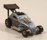2006 Hot Wheels Fiat 500c Metalflake Sky Blue Die Cast Toy Race Car Vehicle