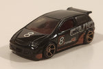 2006 Hot Wheels Honda Civic Type R Black Die Cast Toy Car Vehicle