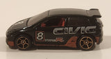 2006 Hot Wheels Honda Civic Type R Black Die Cast Toy Car Vehicle