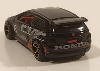 2006 Hot Wheels Honda Civic Type R Black Die Cast Toy Car Vehicle
