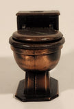 Vintage Toilet Miniature Doll House Furniture Size Metal Pencil Sharpener