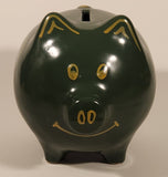 John Deere Green Pig Shaped Ceramic Piggy Bank