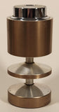 Vintage 1970 Sarome Japan Space Age Design Gold Finish 5 3/8" Table Top Lighter