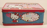 2010 Pressman Toy Corporation Sanrio Hello Kitty Peace Love Tin Metal Lunch Box