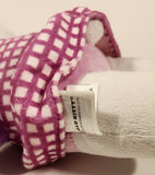 2016 Sanrio Hello Kitty in Pink and White Checkered Dress 12" Tall Stuffed Toy Plush