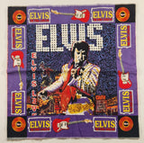 Elvis Presley The King Lives On 16 1/2" x 17 1/2" Cotton Fabric Panel