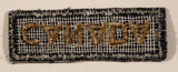 Canadian Army Canada Armed Forces Yellow Thread on Black 3/4" x 2 1/4" Embroidered Fabric Patch Badge