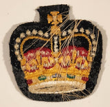 1952-1968 Canadian Warrant Officer Crown 2" x 2 1/8" Fabric Patch Badge