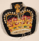 1952-1968 Canadian Warrant Officer Crown 2" x 2 1/8" Fabric Patch Badge