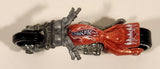 2000 Hot Wheels First Editions Blast Lane Motorcycle Metalflake Orange Die Cast Toy Motorbike Vehicle