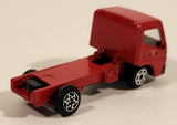 Unknown Brand Isuzu Elf or Mitsubishi Fuso Canter Fire Truck Red Die Cast Toy Car Vehicle