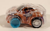 GO! Sports Car Speed Clear and Orange Pull Back Plastic Toy Car Vehicle