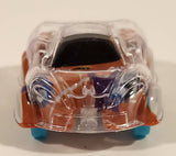 GO! Sports Car Speed Clear and Orange Pull Back Plastic Toy Car Vehicle