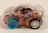 GO! Sports Car Speed Clear and Orange Pull Back Plastic Toy Car Vehicle