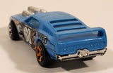 2010 Hot Wheels Demolition Derby Rivited Light Blue Die Cast Toy Car Vehicle