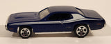2010 Hot Wheels Mopar Mania '71 Plymouth GTX Metalflake Blue Die Cast Toy Muscle Car Vehicle