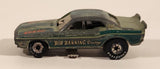 1995 Playing Mantis Johnny Lightning Bob Banning Dodge NHRA Funny Car Green Die Cast Toy Car Vehicle