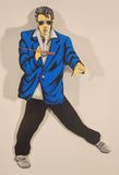 Elvis Presley Blue Jacket Version Pendulum Clock with Swinging Legs