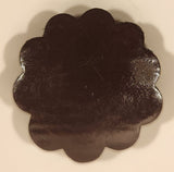 Purple Daisy Flower with Yellow Center 1 1/8" Rubber Fridge Magnet